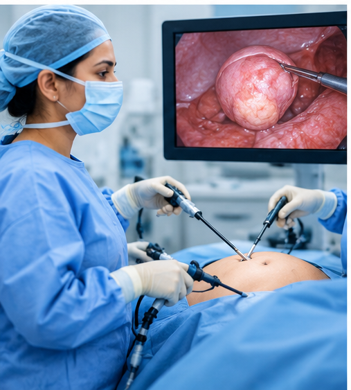 Uterine fibroids surgical options and treatment