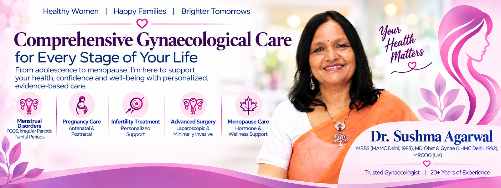 Dr. Sushma Agarwal - Expert Care for Every Stage of Womanhood